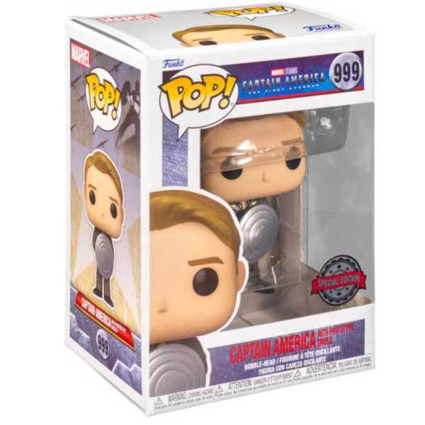 POP! Marvel: Cap with Prototype Shield Metallic (Captain America) Special Edition POP! Marvel: Cap with Prototype Shield Metallic (Captain America) Special Edition