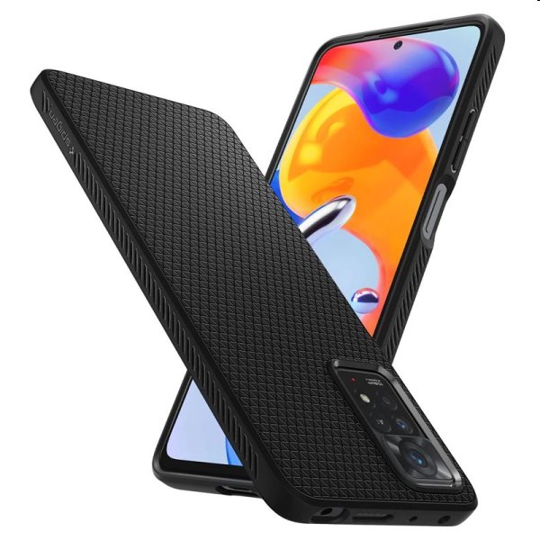 Pouzdro Spigen Liquid Air pro Xiaomi Redmi Note 11 Pro 5G, černé Pouzdro Spigen Liquid Air pro Xiaomi Redmi Note 11 Pro 5G, černé