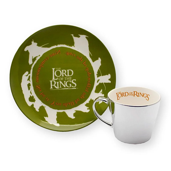 Hrnek s podšálkou Fellowship (Lord Of The Rings) Hrnek s podšálkou Fellowship (Lord Of The Rings)