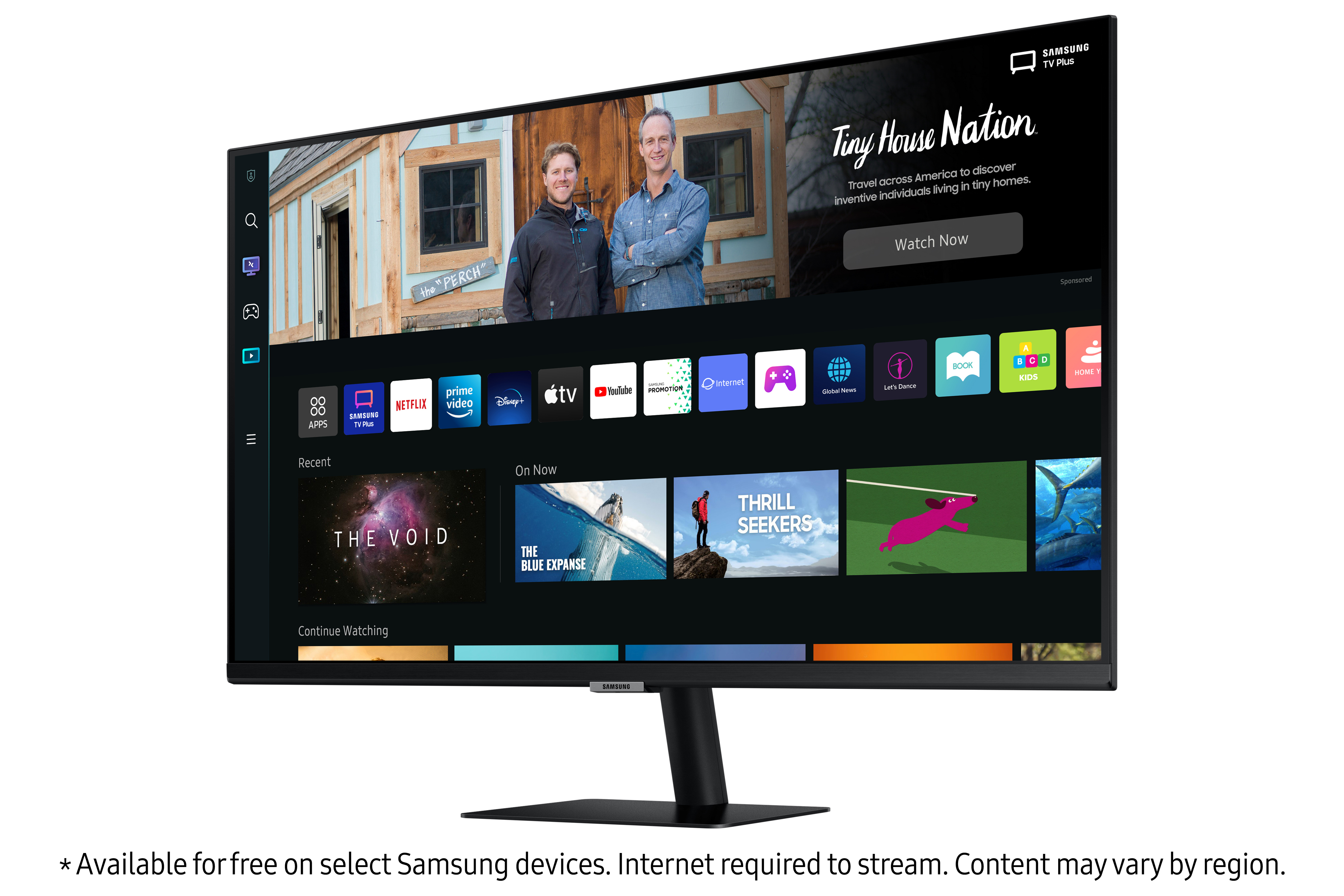 Samsung Smart Monitor M5 (2022), 27" FHD, black