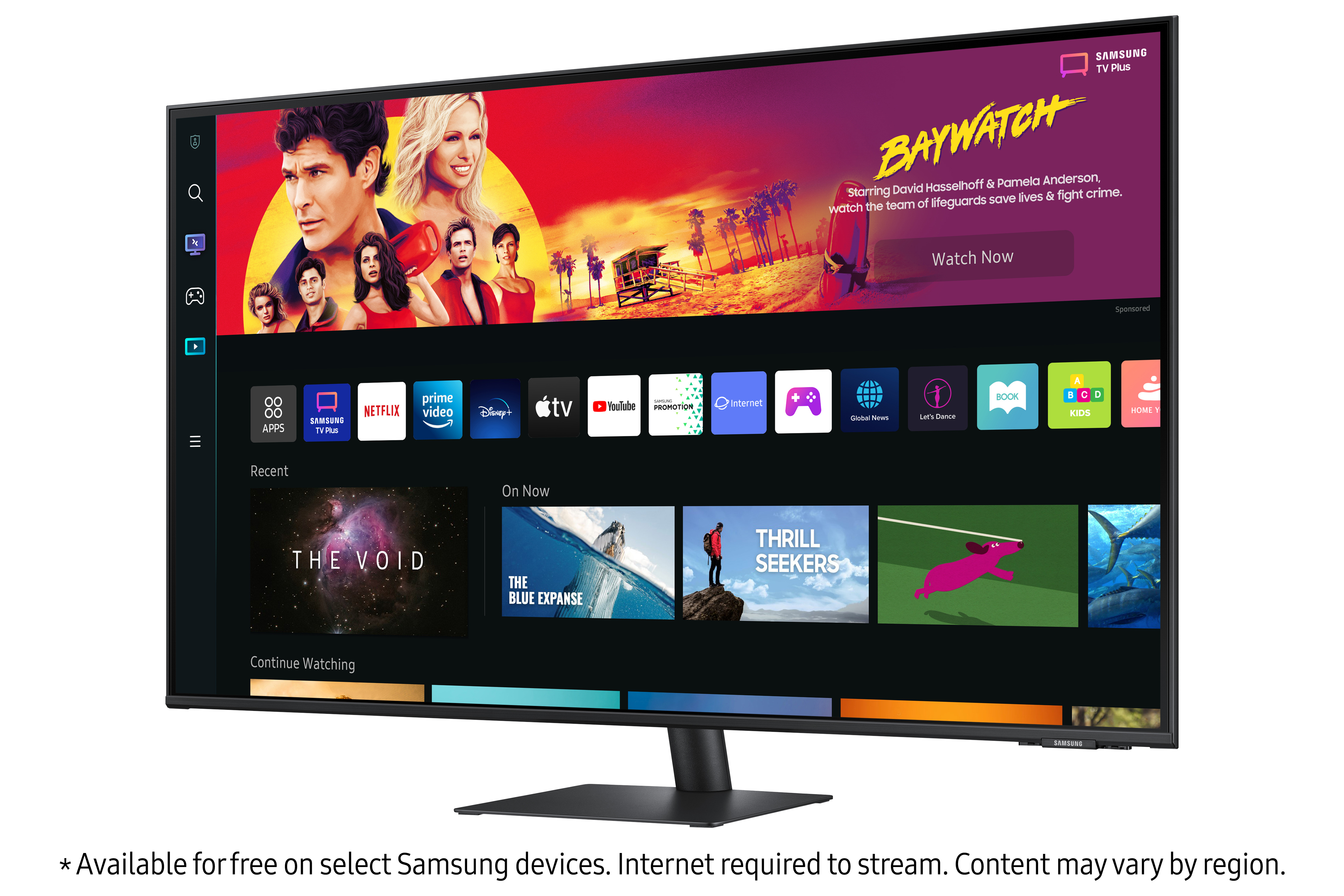Samsung Smart Monitor M7 (2022), 43" UHD, white Samsung Smart Monitor M7 (2022), 43" UHD, white