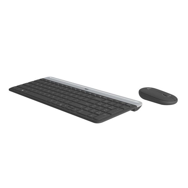Logitech Slim Wireless Combo MK470 - CZ/SK, Graphite Logitech Slim Wireless Combo MK470 - CZ/SK, Graphite