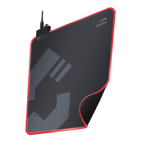 Speedlink Levas LED Soft Gaming Mousepad - Size M, black