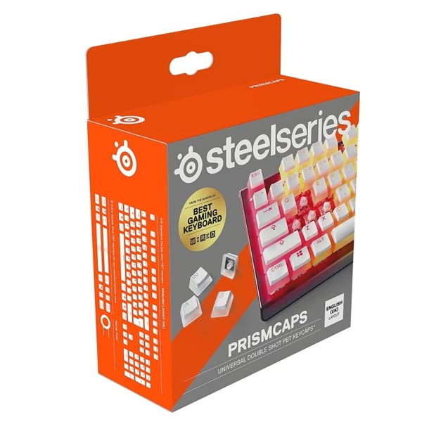 SteelSeries PrismCAPS White- US SteelSeries PrismCAPS White- US