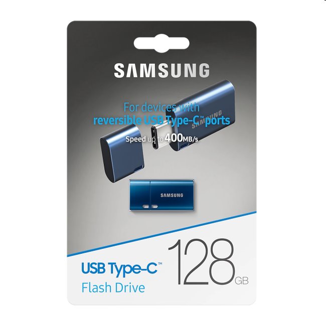 USB klíč Samsung USB-C, 128GB, USB 3.1, blue