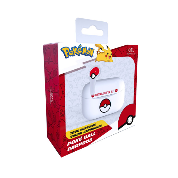 Dětské bezdrátové sluchátka OTL Technologies Pokémon Poké ball TWS Earpods Dětské bezdrátové sluchátka OTL Technologies Pokémon Poké ball TWS Earpods