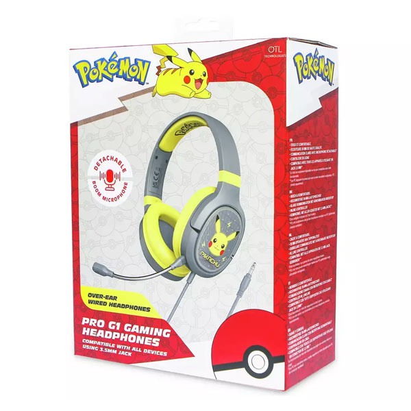 Dětské herní sluchátka OTL Technologies Pokémon Pikachu PRO G1 Dětské herní sluchátka OTL Technologies Pokémon Pikachu PRO G1