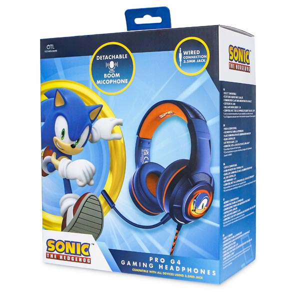 Dětské herní sluchátka OTL Technologies Sonic the Hedgehog PRO G4