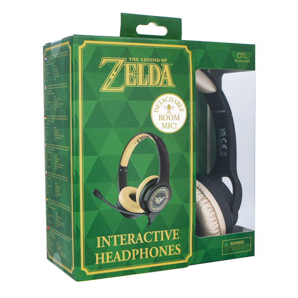 Dětské interaktívní sluchátka OTL Technologies Nintendo Zelda Crest Dětské interaktívní sluchátka OTL Technologies Nintendo Zelda Crest