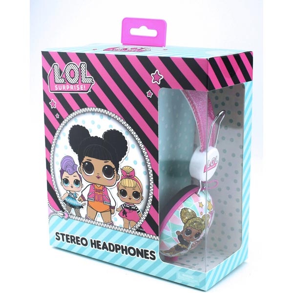 Dětské sluchátka L.O.L. Surprise Glitter Glam Tween Dome Dětské sluchátka L.O.L. Surprise Glitter Glam Tween Dome