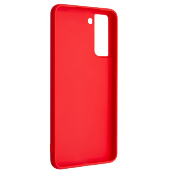 FIXED Story Zadní pogumovaný kryt pro Samsung Galaxy S21, červený