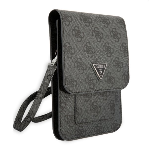 Guess PU 4G Triangle Logo Phone Bag, black Guess PU 4G Triangle Logo Phone Bag, black