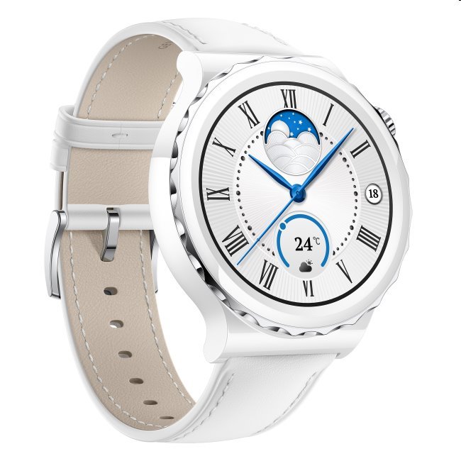 Huawei Watch GT3 Pro 43mm, white - vystavený kus