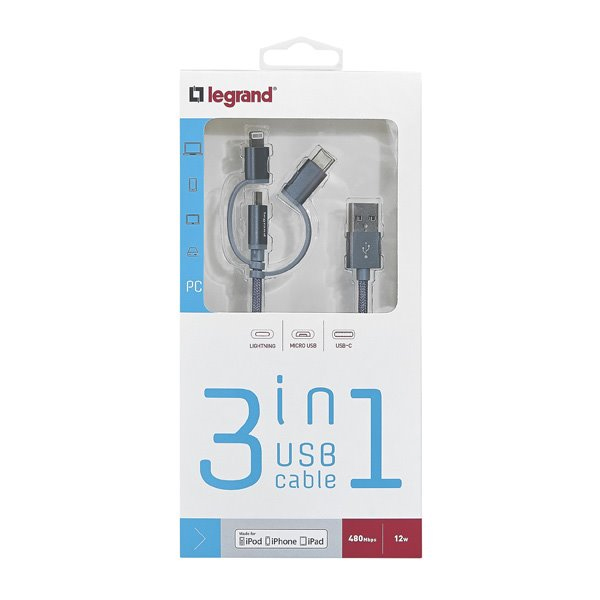 Legrand USB KABEL 3IN1