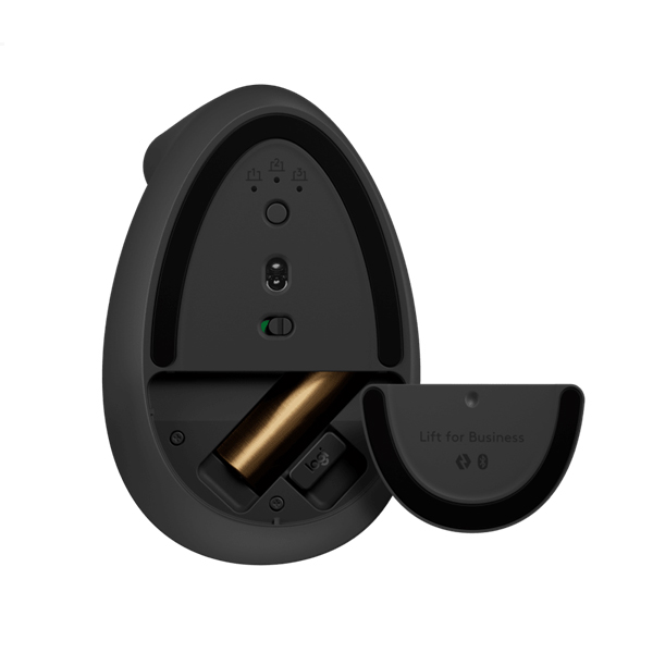 Logitech Lift for Business Vertikální ergonomická myš pro leváky, Graphite Logitech Lift for Business Vertikální ergonomická myš pro leváky, Graphite