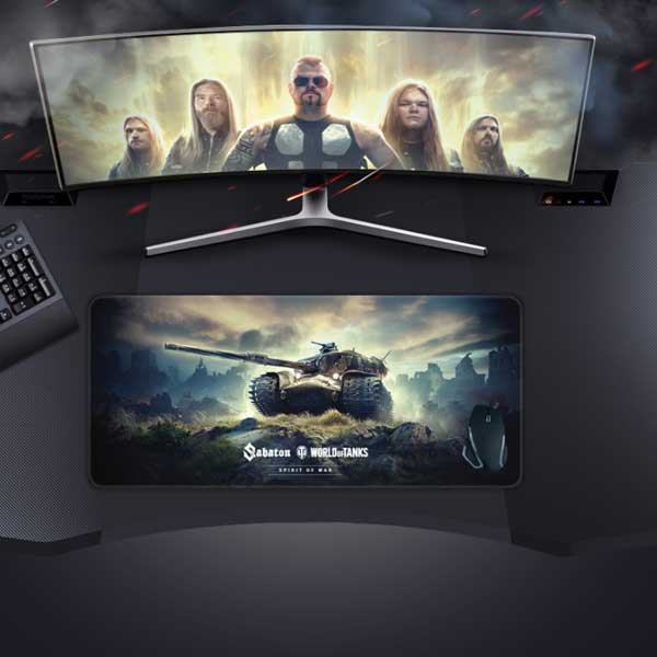 Podložka pod myš Wargaming Sabaton Spirit of War (World of Tanks) XL Podložka pod myš Wargaming Sabaton Spirit of War (World of Tanks) XL