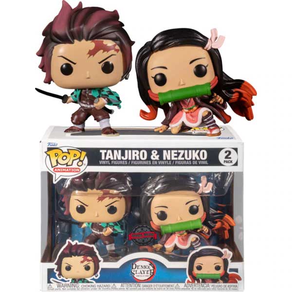 POP! Animation: Tanjiro & Nezuko (Demon Slayer) Special Editon 2 Pack POP! Animation: Tanjiro & Nezuko (Demon Slayer) Special Editon 2 Pack
