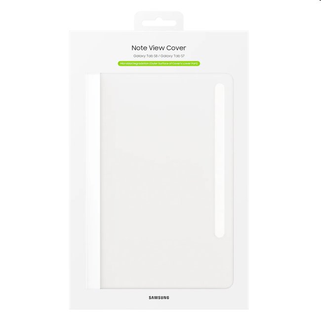 Pouzdro Note View Cover pro Samsung Galaxy Tab S8, white