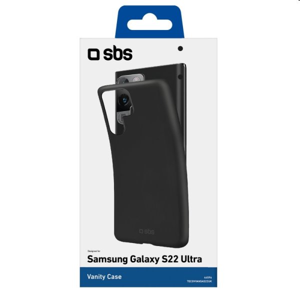 Pouzdro SBS Vanity pro Samsung Galaxy S22 Ultra, černé Pouzdro SBS Vanity pro Samsung Galaxy S22 Ultra, černé