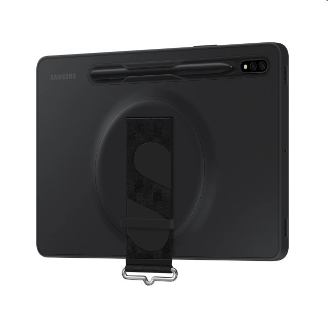 Pouzdro Silicone Strap Cover pro Samsung Galaxy Tab S8, black Pouzdro Silicone Strap Cover pro Samsung Galaxy Tab S8, black