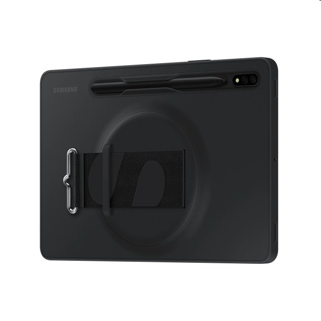 Pouzdro Silicone Strap Cover pro Samsung Galaxy Tab S8, black Pouzdro Silicone Strap Cover pro Samsung Galaxy Tab S8, black