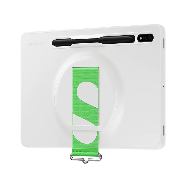 Pouzdro Silicone Strap Cover pro Samsung Galaxy Tab S8, white