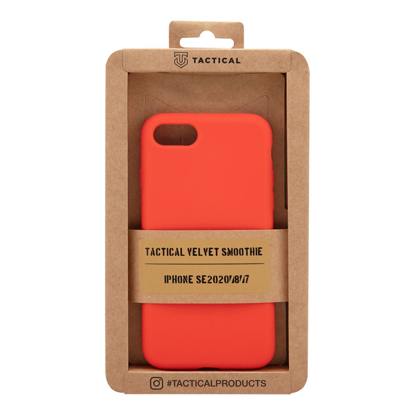 Pouzdro Tactical Velvet Smoothie pro Apple iPhone 7/8/SE2020/SE2022, červené Pouzdro Tactical Velvet Smoothie pro Apple iPhone 7/8/SE2020/SE2022, červené