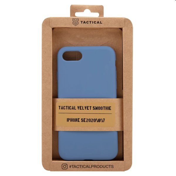Pouzdro Tactical Velvet Smoothie pro Apple iPhone 7/8/SE2020/SE2022, modré Pouzdro Tactical Velvet Smoothie pro Apple iPhone 7/8/SE2020/SE2022, modré