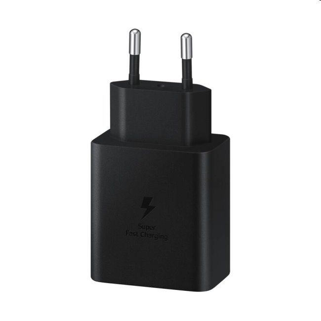 Rýchlonabíječka Samsung 45W s USB-C kabelem, black