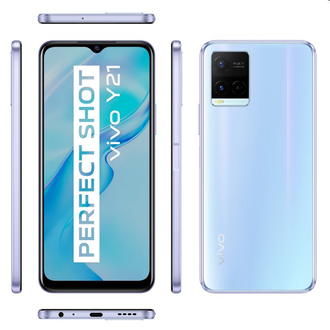 Vivo Y21, 4/64GB, pearl white Vivo Y21, 4/64GB, pearl white