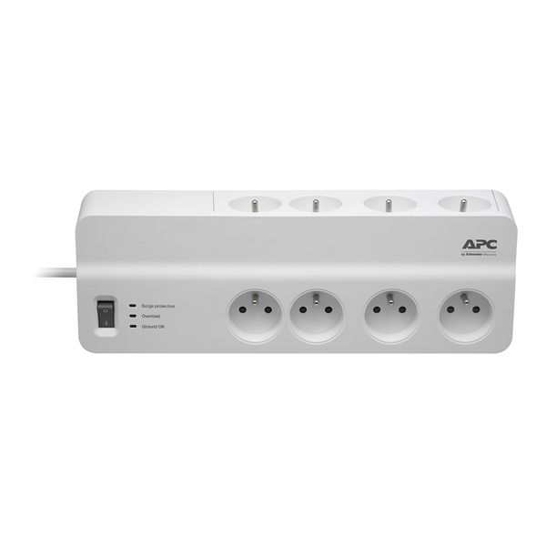 APC Essential SurgeArrest - přepěťová ochrana 8 zás., 2m přívodní kabel APC Essential SurgeArrest - přepěťová ochrana 8 zás., 2m přívodní kabel