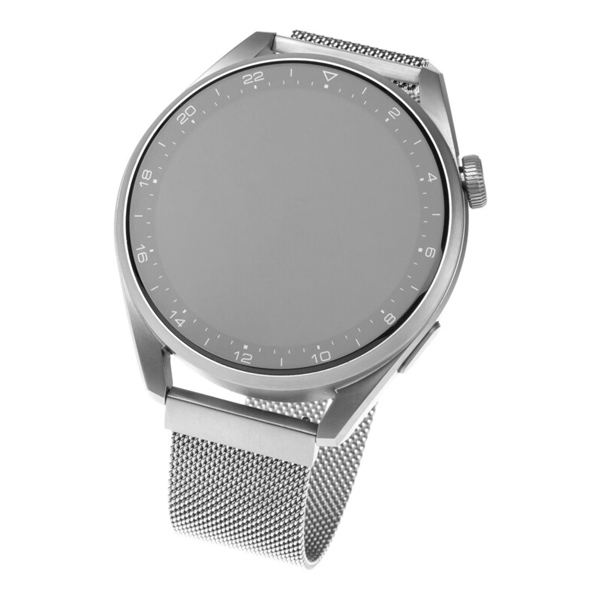 FIXED Mesh Nerezový řemínek pro SmartWatch 20 mm, stříbrný