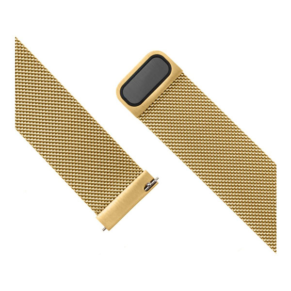 FIXED Mesh Nerezový řemínek pro SmartWatch 20 mm, zlatý FIXED Mesh Nerezový řemínek pro SmartWatch 20 mm, zlatý