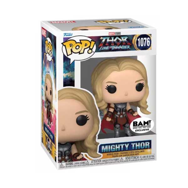 POP! Thor Love and Thunder: Mighty Thor without Helmet (Marvel) Special Edition (Metallic) POP! Thor Love and Thunder: Mighty Thor without Helmet (Marvel) Special Edition (Metallic)