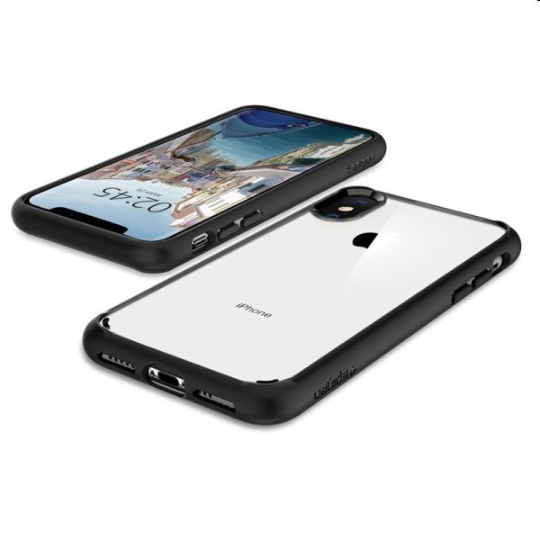 Pouzdro Spigen Ultra Hybrid pro Apple iPhone XS/X, černé Pouzdro Spigen Ultra Hybrid pro Apple iPhone XS/X, černé