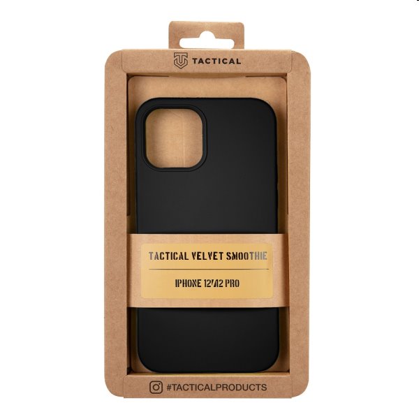 Pouzdro Tactical Velvet Smoothie pro Apple iPhone 12/12 Pro, černé