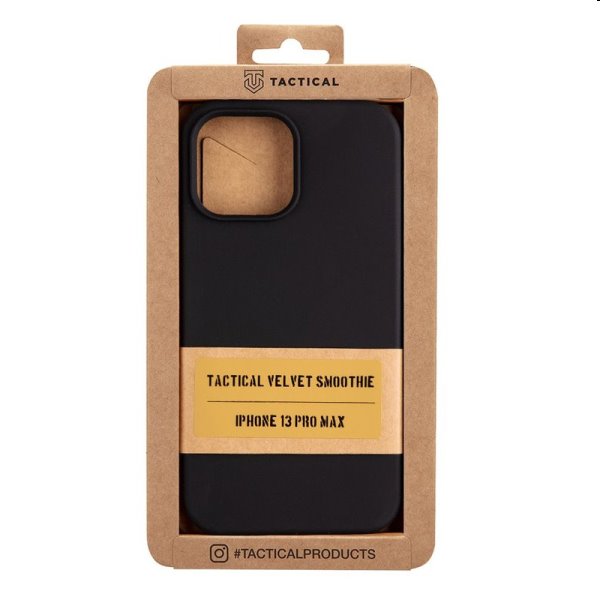Pouzdro Tactical Velvet Smoothie pro Apple iPhone 13 Pro Max, černé Pouzdro Tactical Velvet Smoothie pro Apple iPhone 13 Pro Max, černé
