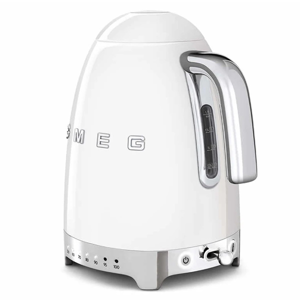 Smeg 50's Style Aesthetic Variable Temperature Electric Kettle, steel