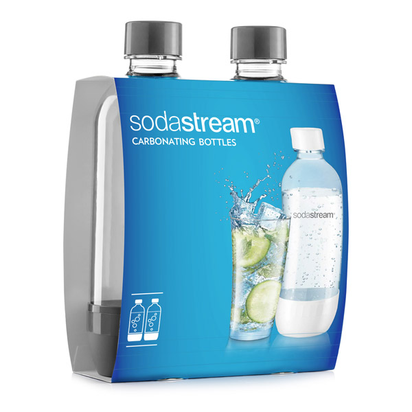 SodaStream Láhev 1 l duo pack, šedá SodaStream Láhev 1 l duo pack, šedá