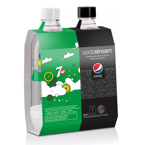 SodaStream  Láhev 1l duo pack 7up & Pepsi Max