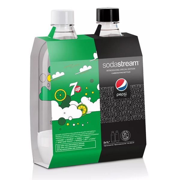 SodaStream Láhev 1l duo pack 7up & Pepsi Max SodaStream Láhev 1l duo pack 7up & Pepsi Max