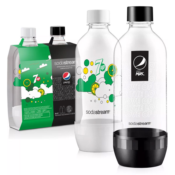 SodaStream  Láhev 1l duo pack 7up & Pepsi Max