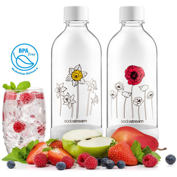 SodaStream Láhev 1l duo pack květiny