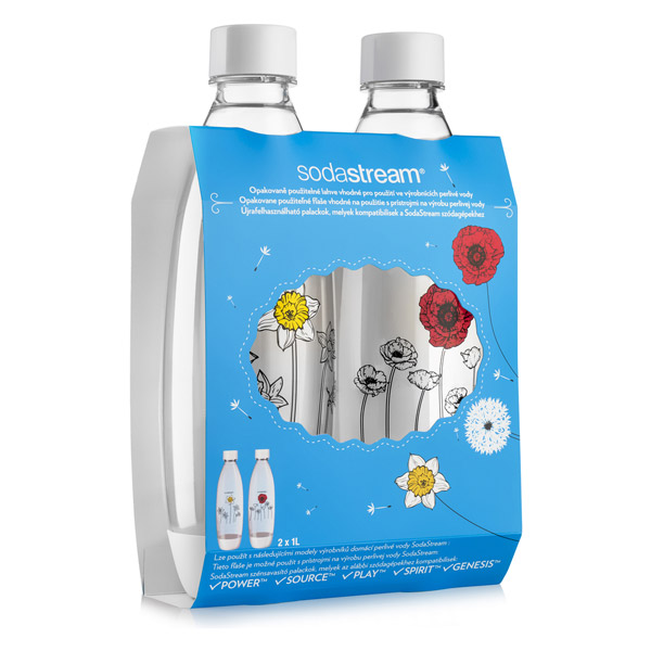 SodaStream Láhev fuse duo pack 1l květiny