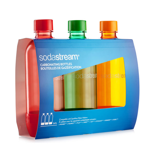 SodaStream Láhev TriPack 1l orange/green/red