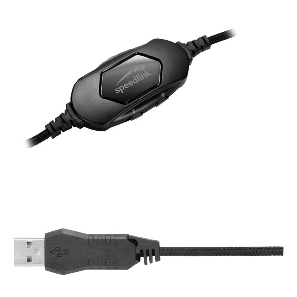Speedlink Virtas Illuminated 7.1 Gaming Headset, black
