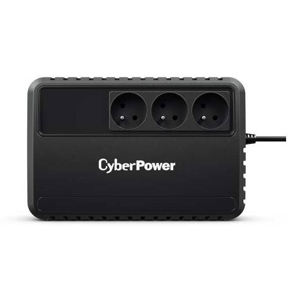 CyberPower BU 650E, Backup Utility, 650VA/360W, 3x FR zásuvka