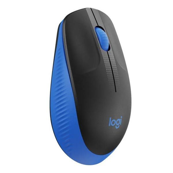 Bezdrátová myš Logitech M190 Full-size Wireless Mouse, modrá Bezdrátová myš Logitech M190 Full-size Wireless Mouse, modrá