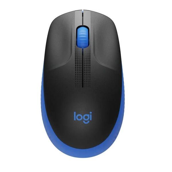 Bezdrátová myš Logitech M190 Full-size Wireless Mouse, modrá Bezdrátová myš Logitech M190 Full-size Wireless Mouse, modrá
