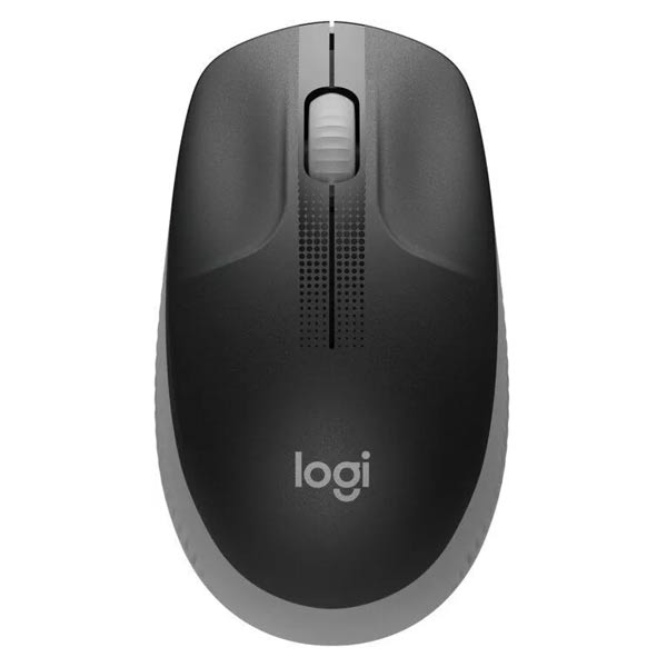 Bezdrátová myš Logitech M190 Full-size Wireless Mouse, šedá Bezdrátová myš Logitech M190 Full-size Wireless Mouse, šedá